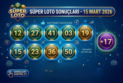 Süper Loto’da dev ikramiye! 15 Mart 2026 sonuçları açıklandı mı, kazanan numaralar neler?
