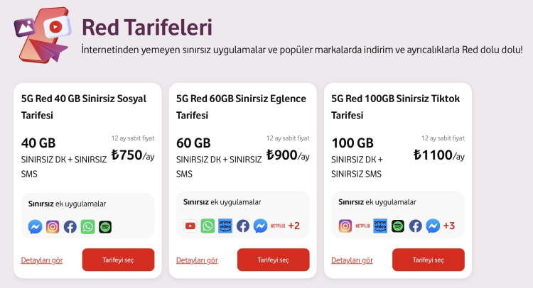 Vodafone 5G fiyatları açıklandı Türkiye'de 1 Nisan 2026 5G dönemi başlıyor 2