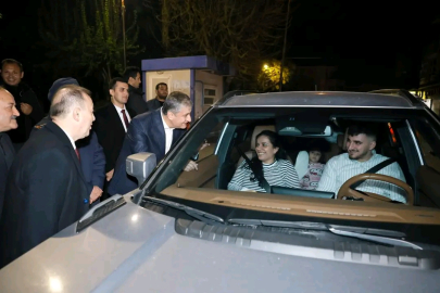 Vali Yavuz sahaya indi: Huzur en büyük teminatımız