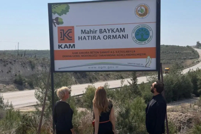 Adana'da Mahir Baykam anısına üç yeni hatıra ormanı kuruldu