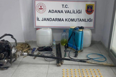 Adana Tufanbeyli’de kaçak kazı operasyonu: 3 şüpheli suçüstü yakalandı