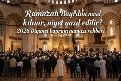 Bayram namazı nasıl kılınır 2026 Diyanet takvimi || Bayram namazı kaç rekat, nasıl niyet edilir? Adım adım resimli anlatım bayram namazı kılınışı