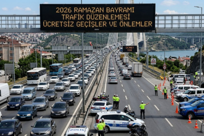 Bayramda köprü ve otoyollar ücretsiz mi? 2026 Ramazan Bayramı trafik düzenlemesi