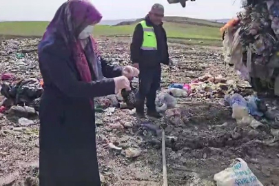 Lahana poşetindeki altınlar çöpe gitti! Sahibi kamyonun peşine düştü