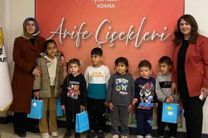 Adana’da “Arife Çiçekleri” projesi ile çocuklar bayram sevincini yaşadı