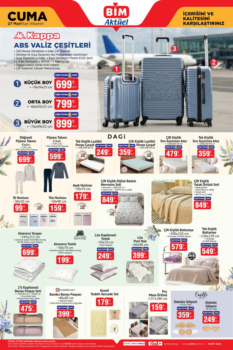 BİM 27 MART CUMA