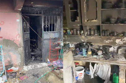 Engelli ailenin bayramı, evlerinin yanmasıyla kara güne döndü