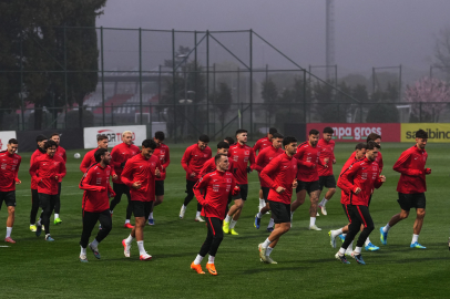 A Milli Futbol Takımı, Romanya maçının hazırlıklarını sürdürdü