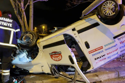 Aksaray’da feci kaza: 2 ağır yaralı