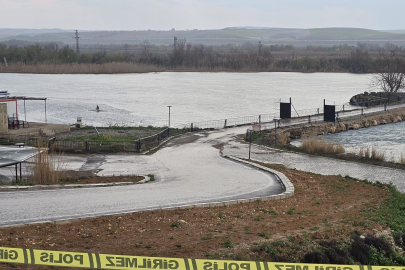 Gaziantep’te yağışların ardından Fırat Nehri’nde su seviyesi yükseldi
