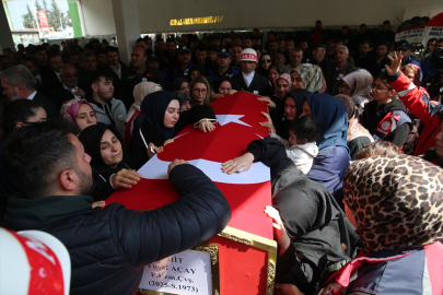 Şehit Yusuf Açay Hatay'da son yolculuğuna uğurlandı