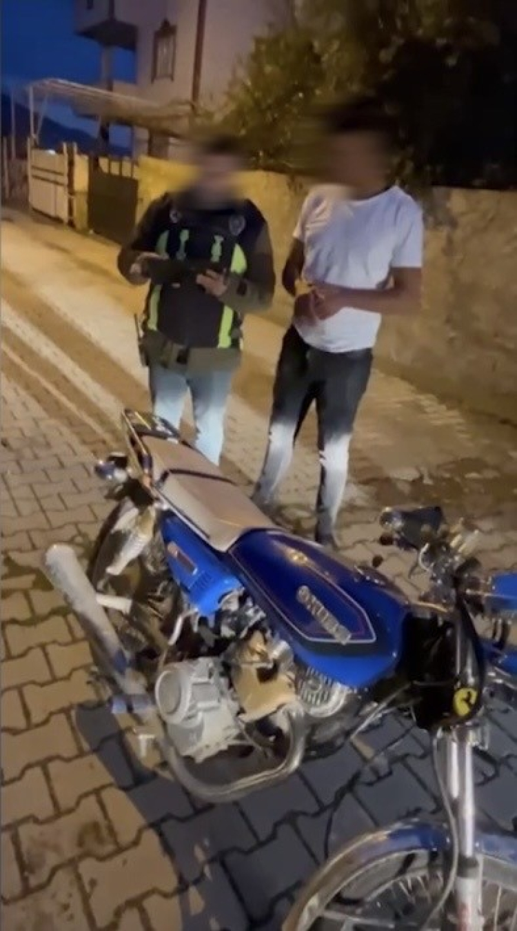 Osmaniye'de trafiği tehlikeye atan motosiklet sürücüsüne 128 bin 500 lira ceza 2