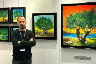 "Zeytin Ağaçları" teması sanatseverlerden tam not aldı