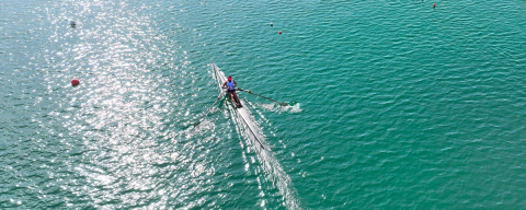Adana’da 250 sporcu aynı hedef için kürek çekti