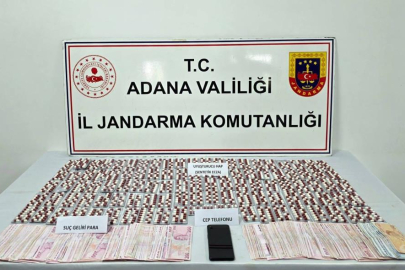 Adana’da uyuşturucu operasyonu: 1 kişi tutuklandı, bin 433 sentetik ecza ele geçirildi
