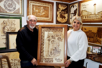 Antik mozaikler ahşapta hayat buluyor