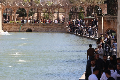 Balıklıgöl'de hafta sonu yoğunluğu