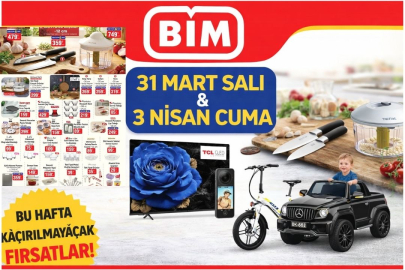 BİM’de bu hafta neler var? 31 Mart Salı ve 3 Nisan Cuma aktüel ürünler tam liste