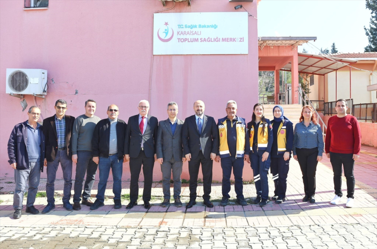 Adana Sağlık Müdürü Halil Nacar Karaisalı'da çalışmaları denetledi 2