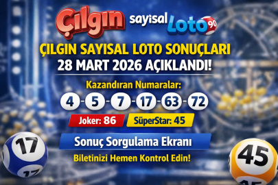 Çılgın Sayısal Loto sonuçları açıklandı mı? 28 Mart 2026 kazandıran numaralar neler?