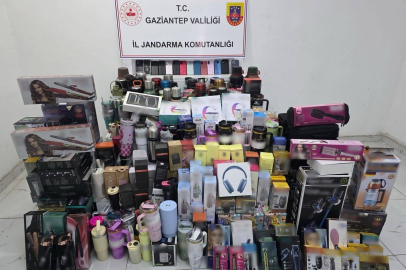 Gaziantep’te 3 milyon TL’lik kaçak ürün ele geçirildi