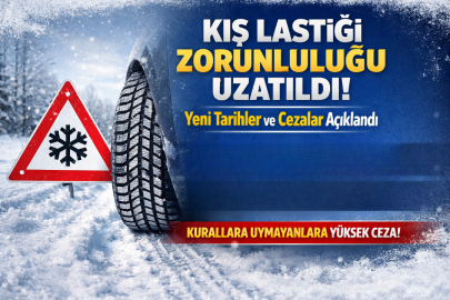 Kış Lastiği Zorunluluğu Uzatıldı: Yeni Tarihler ve Cezalar Açıklandı