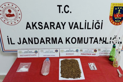 Aksaray'da uyuşturucu taciri suçüstü yakalandı