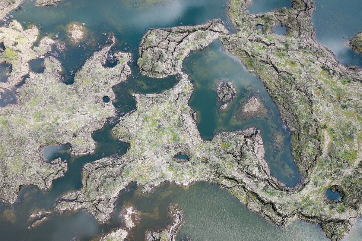 Hatay'daki Haydarlar Gölü yağışlarla birlikte yeniden hayat buldu