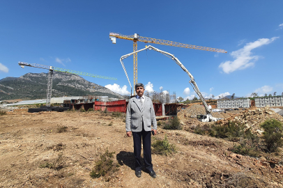 Anamur TOKİ konutları bölgesine inşa edilecek yeni caminin kıblesi belirlendi