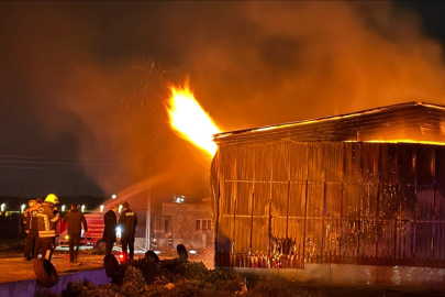 Osmaniye'de kağıt fabrikasında çıkan yangın kontrol altına alındı