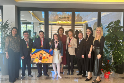 Süreyya Yavuz, özel gereksinimli çocukları ağırladı