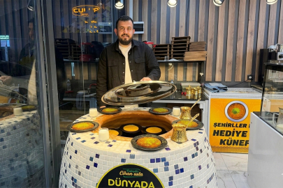 Dünyanın zirvesindeki tatlıya 'tandır' dokunuşu