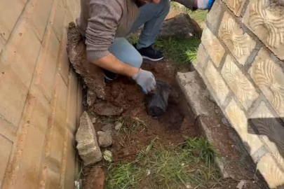 Mardin’de mezarlıkta toprağa gömülü eroin ele geçirildi