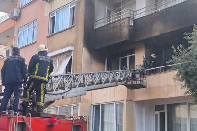 Antalya'da itfaiye ekipleri yangında baygın buldukları kediyi kalp masajıyla hayata döndürdü