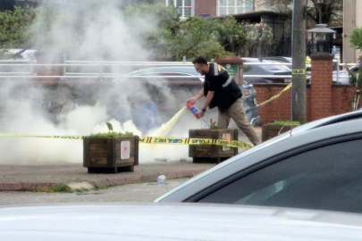 Bartın’da şüpheli çanta fünyeyle patlatıldı