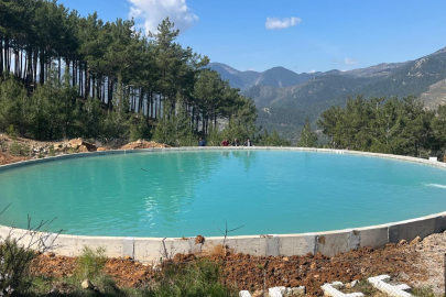 Mersin'de orman yangınlarıyla mücadele havuzları tam doluluğa ulaştı