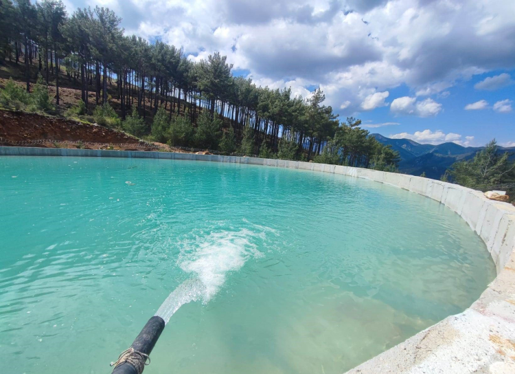 Mersin'de orman yangınlarıyla mücadele havuzları tam doluluğa ulaştı 2