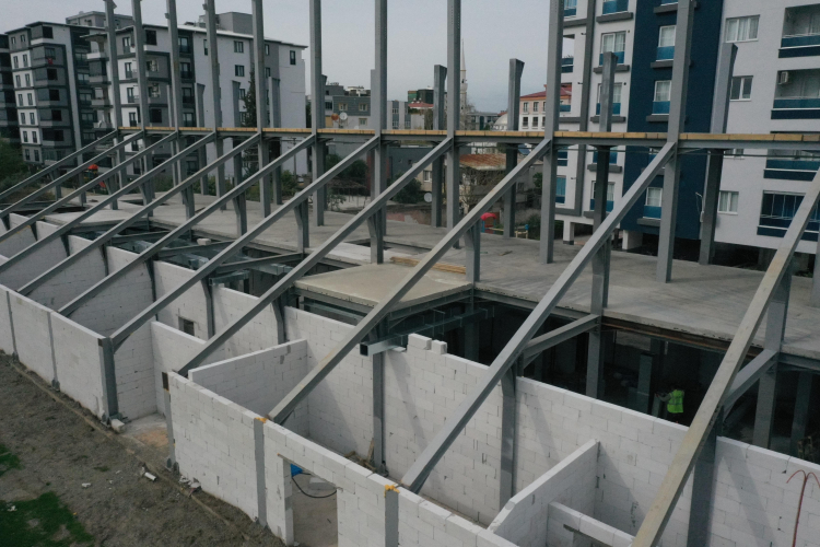 Osmaniye 7 Ocak Stadyumu inşaatında fiziki gerçekleşme yüzde 35'e ulaştı 2