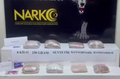 Panelvandan zehir çıktı: 825 kilo bonzai üretimi engellendi