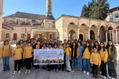 Yakapınar Peyami Safa Ortaokulu öğrencileri, Adana'nın tarihi ve kültürüyle buluştu