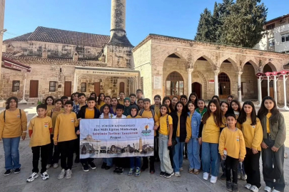 Yakapınar Peyami Safa Ortaokulu öğrencileri, Adana'nın tarihi ve kültürüyle buluştu