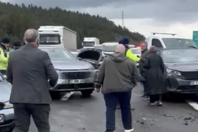 Bolu TEM Otoyolu’nda zincirleme kaza: 6 yaralı