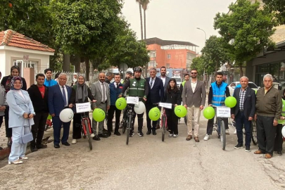 Ceyhan’da Kütüphane Haftası kapsamında pedallar bağımsızlık için döndü