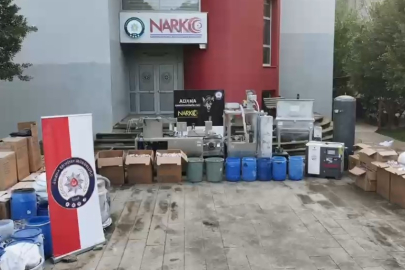Adana'da zehir tacirlerine darbe: Milyonlarca hap ele geçirildi