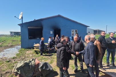 Silivri’de alevler evi küle çevirdi