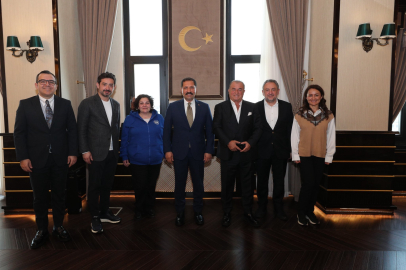 Fatih Terim'den Hatay Valisi Mustafa Masatlı'ya ziyaret