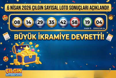 6 Nisan 2026 Çılgın Sayısal Loto sonuçları açıklandı mı? Büyük ikramiye devretti mi?