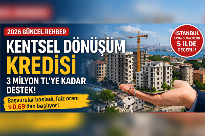 İstanbul kentsel dönüşüm kredisi 2026 başvuruları başladı! Başvuru şartları ve faiz oranları neler?