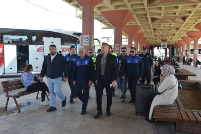 Adana Merkez Otogarı’nda 7/24 güvenlik uygulaması