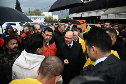 Kadirli’de sel ve heyelana karşı dev seferberlik:  251 araç, bin 93 personel görevde